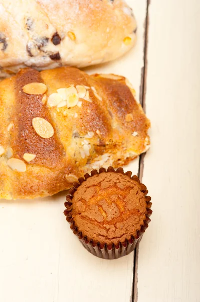 Sweet bread cake selection — Stock Photo, Image