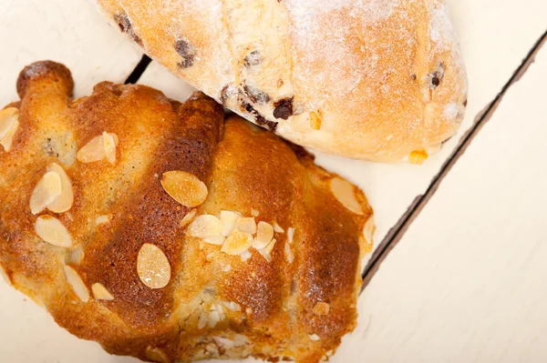 Sweet bread cake selection — Stock Photo, Image