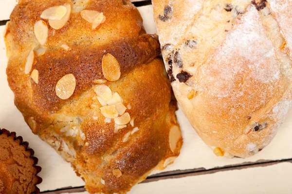 Sweet bread cake selection — Stock Photo, Image