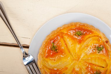 taze armut pasta tatlı pasta 