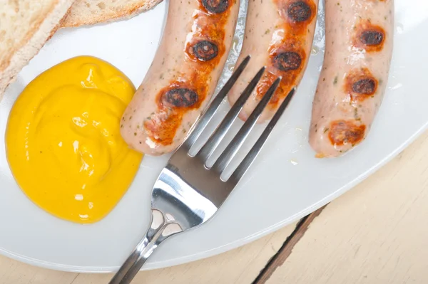 Traditionelle deutsche Würstchen — Stockfoto