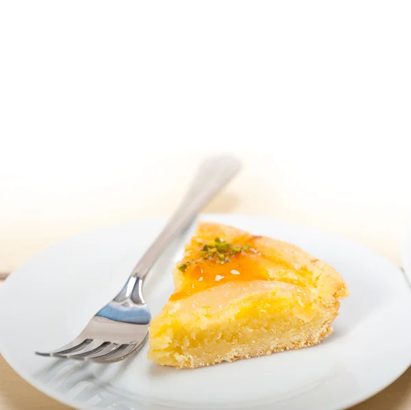 Fresh pears pie dessert cake — Stock Photo, Image