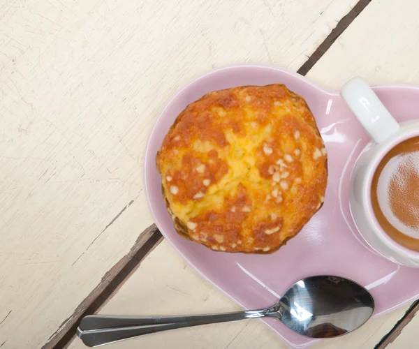 Koffie en muffin — Stockfoto