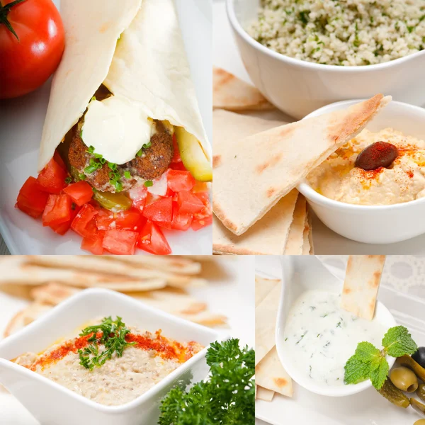 Recogida de alimentos árabes de Oriente Medio — Foto de Stock