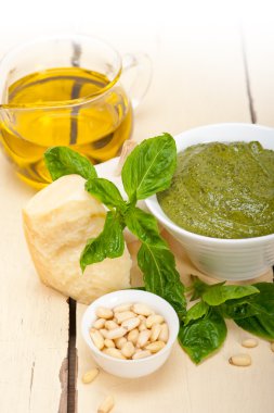 İtalyan fesleğen pesto sosu malzemeler