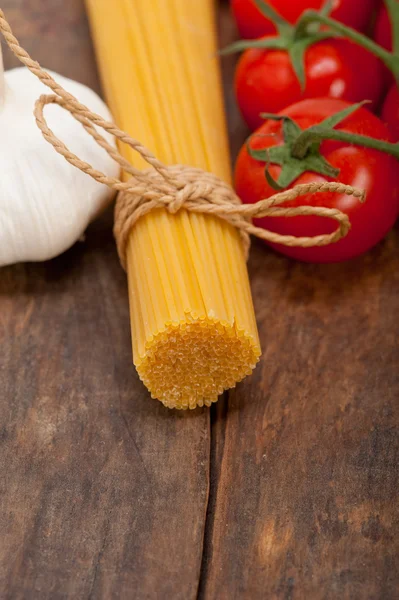 İtalyan temel pasta malzemeler — Stok fotoğraf