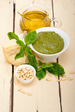 İtalyan fesleğen pesto sosu malzemeler