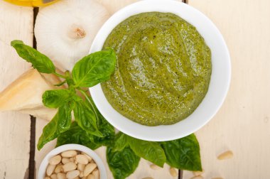 İtalyan fesleğen pesto sosu malzemeler