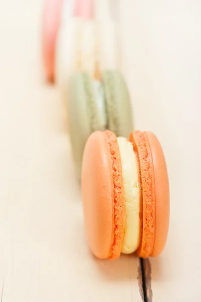 Colorful french macaroons — Stock Photo, Image