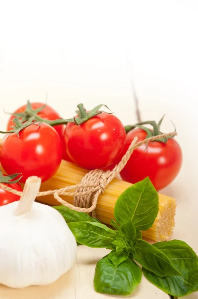 Italian basic pasta ingredients — Stock Photo, Image