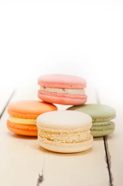 Colorful french macaroons — Stock Photo, Image