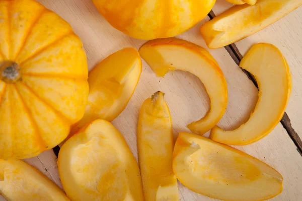 Fresh yellow pumpkin — Stock Photo, Image