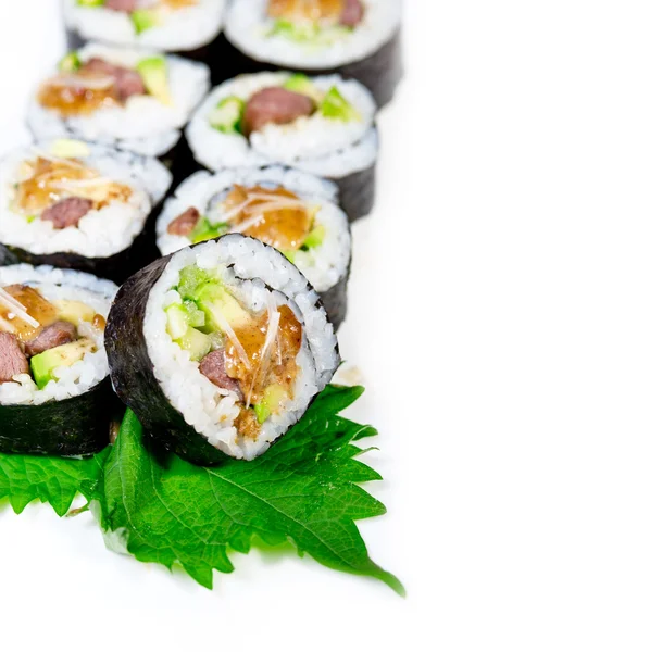 Verse sushi keuze combinatie assortiment selectie — Stockfoto