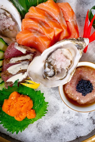 Verse sushi keuze combinatie assortiment selectie — Stockfoto