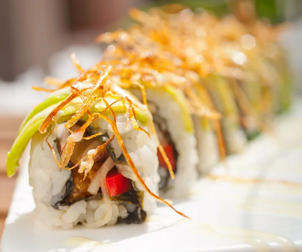 Japanese sushi rolls Maki Sushi — Stock Photo, Image
