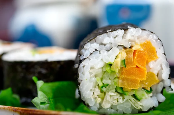 Verse sushi keuze combinatie assortiment selectie — Stockfoto