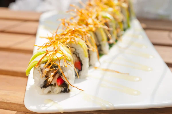 Rollos de sushi japonés Maki Sushi — Foto de Stock