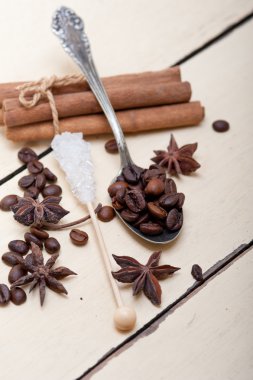 kahve şeker ve baharat