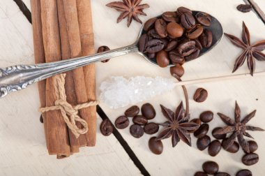kahve şeker ve baharat