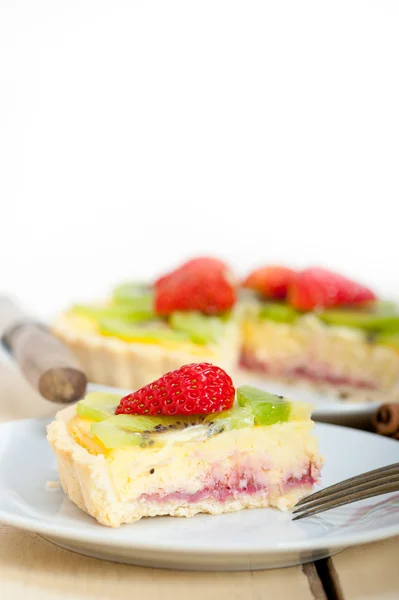 Kiwi y tarta de fresa — Foto de Stock