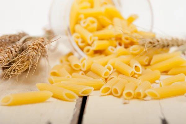 Italian pasta penne with wheat — Stock Photo, Image