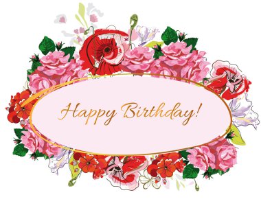 Yaz çiçekli arka plan.