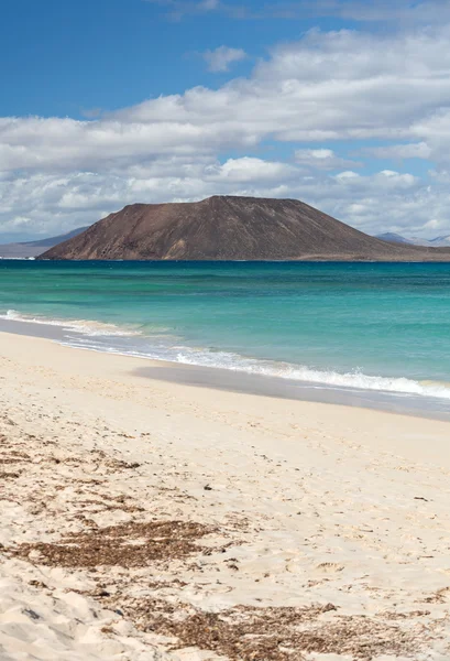 Plaży Corralejo na wyspie Fuerteventura — Zdjęcie stockowe