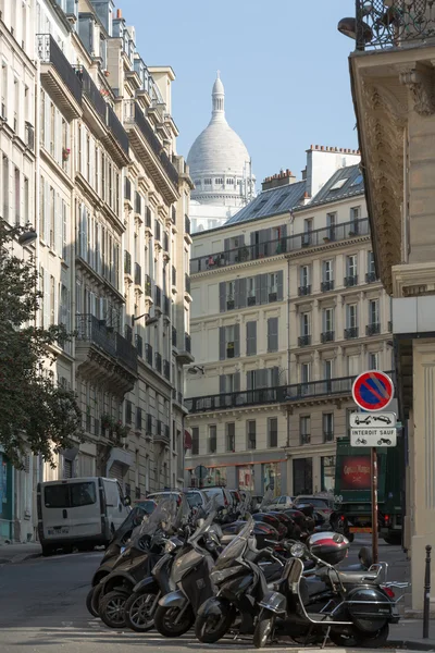 Montmartru v Paříži. — Stock fotografie