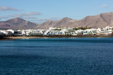 Lanzarote Playa Blanca. Kanarya Adası. İspanya
