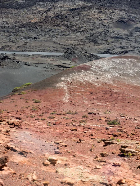 Timanfaya National Park in Lanzarote, Canary Islands, Spain — Stock Photo, Image