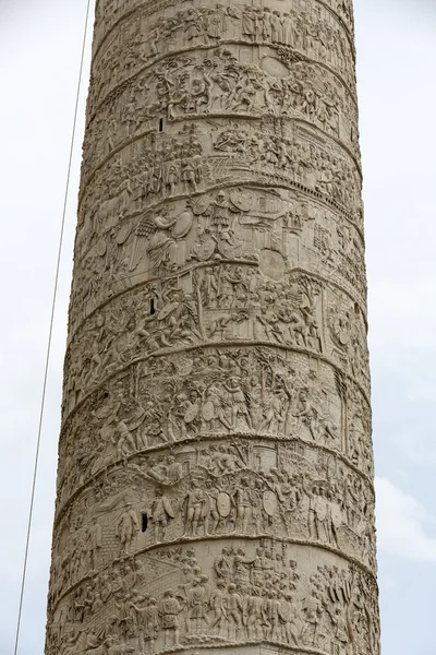 Columna de Tajan. Columna de triunfo romano en Roma, Italia , —  Fotos de Stock