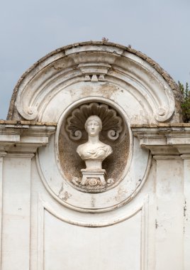 Rotonda di Goethe Villa Borghese bahçe içinde. Roma, İtalya