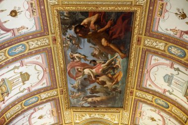 sanat resim tavan, villa borghese, Roma'nın merkezi hall