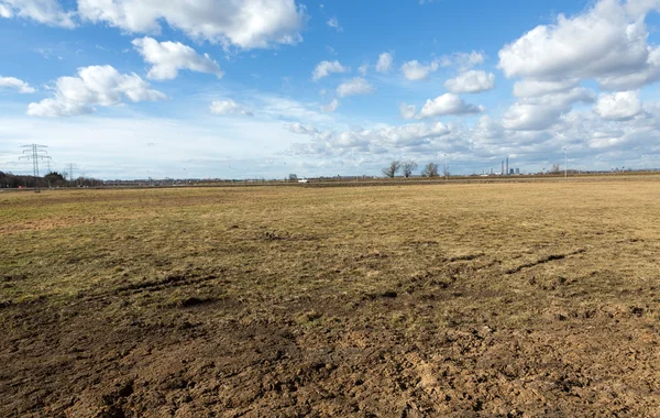 Brzegi поблизу Кракова, де буде проходити в липні 2016 маса з нагоди світового дня молоді за участю папи і 2 мільйони паломників — стокове фото