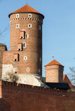 Sandomierska Tower adlı Wawel Royal Castle, Krakow, Polonya