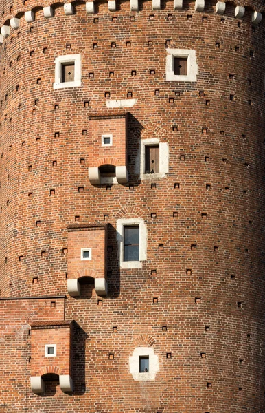 Torre Sandomierska en el Castillo Real de Wawel en Cracovia, Polonia —  Fotos de Stock