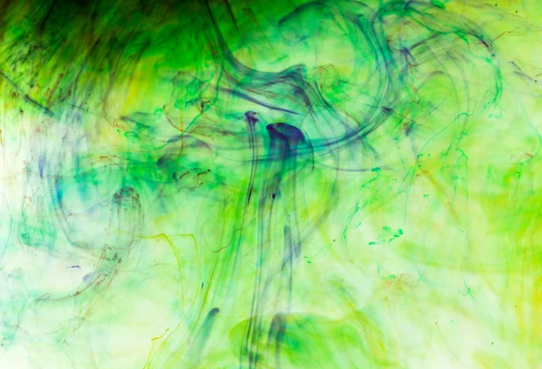 Acryl kleuren en inkt in water. abstracte achtergrond. — Stockfoto