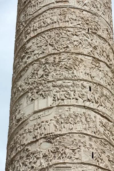 Kolumn i Tajan. Romerska triumphal kolumn i Rom, Italien, — Stockfoto