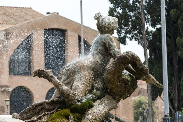 The Fountain of the Naiads on Piazza della Repubblica in Rome. Italy — Stock Photo, Image