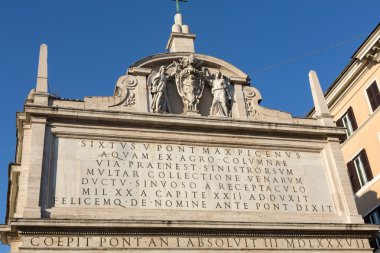 Musa çeşme, Roma, İtalya'nın