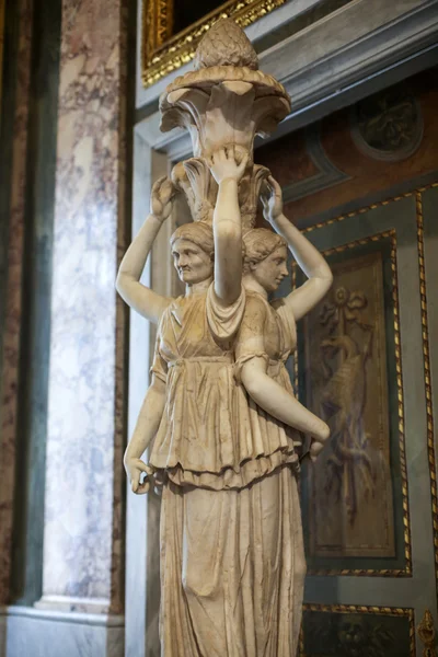 Márvány szobor, a Galleria Borghese, Róma, Olaszország — Stock Fotó