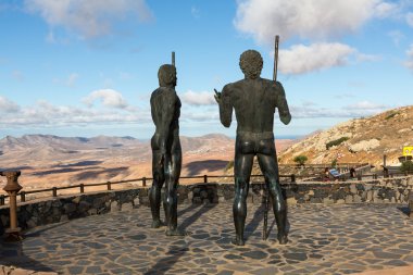 Yarın Velosa Pointview - muhteşem manzara adanın kuzey-Merkez bölgesinin benzersiz manzarası. Fuerteventura, Kanarya Adaları, İspanya