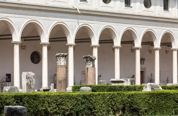 The baths of Diocletian (Thermae Diocletiani) in Rome. Italy — Stock Photo, Image