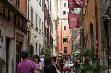  Roma, İtalya Pantheon yakınındaki via del Seminario