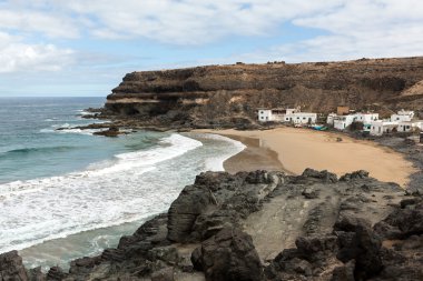 Puertito de los Molinos Fuerteventura neredeyse sahilde inşa üzerinde küçük bir köydür