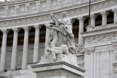 Sunak vatanın (Altare della Patria) Monumento Nazionale bilinen bir Vittorio Emanuele II (
