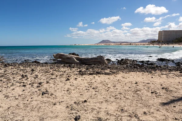 Stranden i Corralejo på Fuerteventura, Kanarieöarna. Spanien — Stockfoto