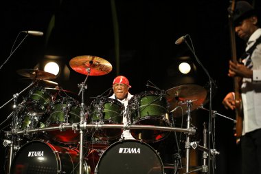 Billy Cobham Band canlı sahne buz Krakov, Polonya