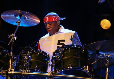 Billy Cobham Band canlı sahne buz Krakov, Polonya