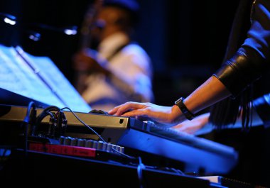 Billy Cobham Band canlı sahne buz Krakov, Polonya